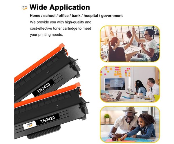 Cartuccia Toner Compatibile con Brother TN2420 (2 Nero)
