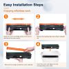 Toner Compatibili con HP 44A CF244A(Nero, 2-Pack)