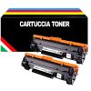 Toner Compatibili con HP 44A CF244A(Nero, 2-Pack)