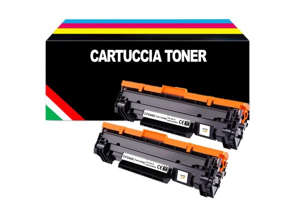 Toner Compatibili con HP 44A CF244A(Nero, 2-Pack)