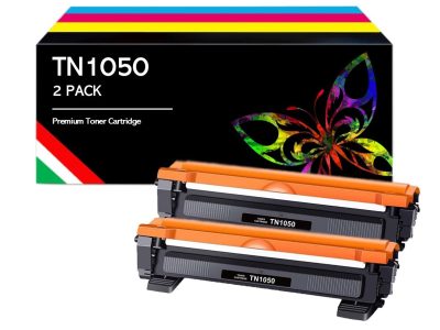 Toner Compatibili per Brother TN1050 (Nero, 2-Pack)
