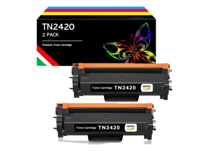 Cartuccia Toner Compatibile con Brother TN2420 (2 Nero)