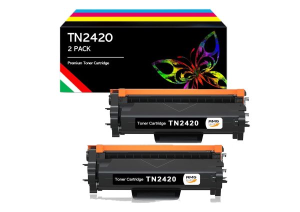 Cartuccia Toner Compatibile con Brother TN2420 (2 Nero)