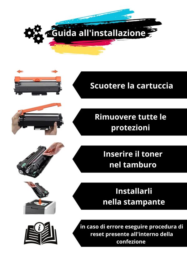 Toner Compatibile con Brother TN2420 (1 Nero)