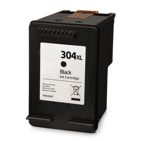 Hp 304XL N9K08AE Nero Compatibile per DeskJet 2620, Deskjet 3720, 3730, 3750 e 3