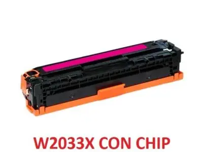 Hp W2033X Magenta Toner CON CHIP Compatibile per M454, M470, M479