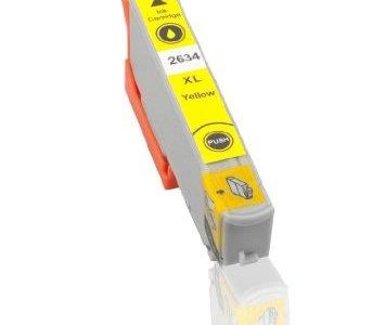 Epson T2634 Giallo Cartuccia Compatibile per XP600 XP605 XP700 XP800
