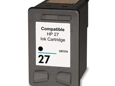 Hp N.27 C8727AE Nero Cartuccia Compatibile per PSC 1315v e Deskjet 3420, 3425, 3