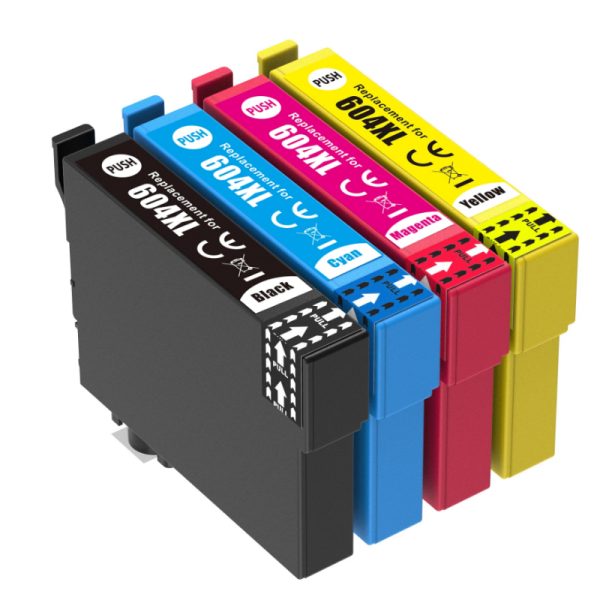 Box Epson T604XL 1x Nero Ciano Magenta Giallo Compatibili XP-2205, 3200, WF2910