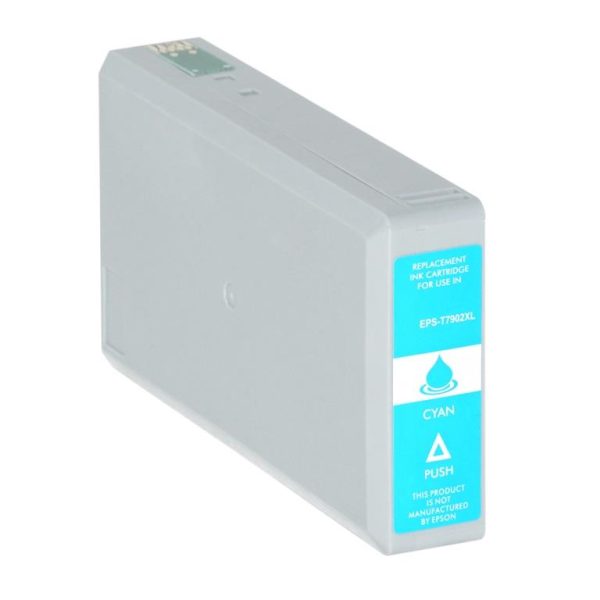 Epson T7902 Ciano Cartuccia Compatibile per WF-4630, WF-4640, WF-5110, WF-5190,