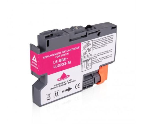 Brother LC3233 Magenta Cartuccia Compatibile per DCP-J1100DW MFC-J1300DW