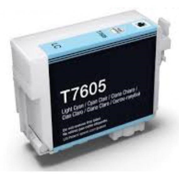 Epson T7605 Light Ciano Cartuccia Compatibile per Epson SureColor SC-P600