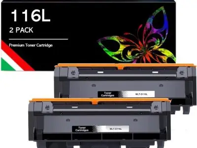 MLT-D116L Toner Compatibili per Samsung MLT D116L D116S (Nero, 2-Pack)