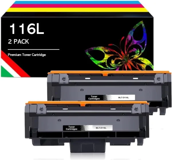 MLT-D116L Toner Compatibili per Samsung MLT D116L D116S (Nero, 2-Pack)