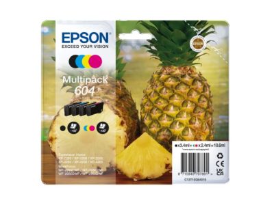 Epson T604 C13T10G64010 Multipack Nero, Ciano, Magenta e Giallo Originale