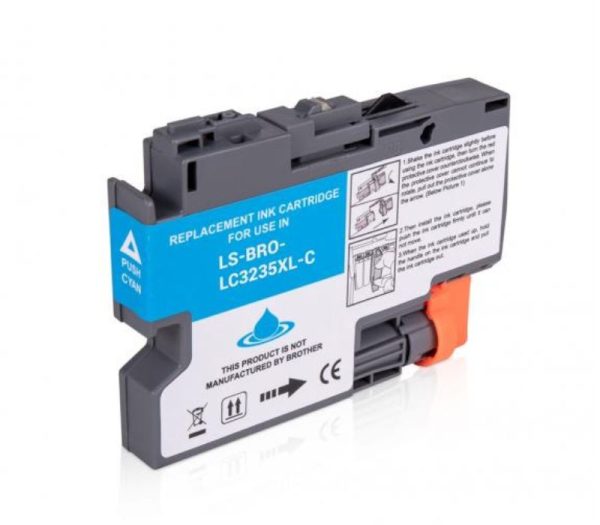 Brother LC3235XL Ciano Cartuccia Compatibile per per DCP-J1100DW MFC-J1300DW