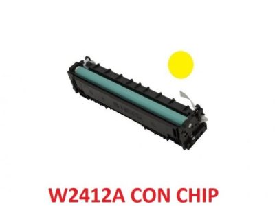 TONER 207A/216A W2412A GIALLO compatibile CON CHIP PER HP Color LaserJet Pro M155,MFP M182nwM183fw CAPACITA 850 PAGINE