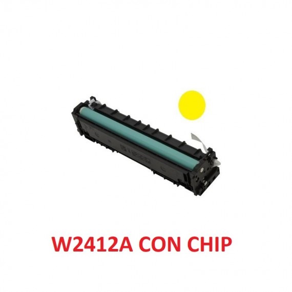 TONER 207A/216A W2412A GIALLO compatibile CON CHIP PER HP Color LaserJet Pro M155,MFP M182nwM183fw CAPACITA 850 PAGINE