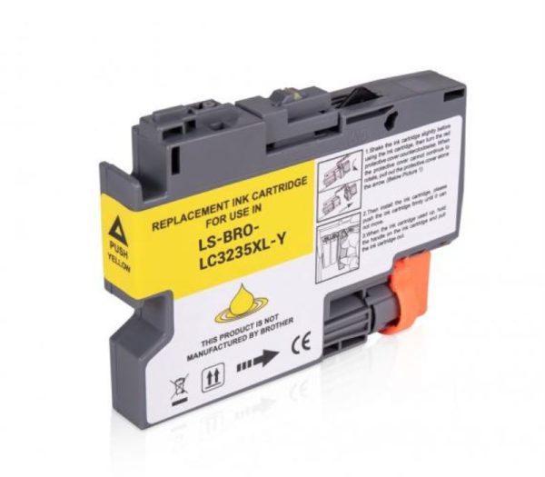 Brother LC3235XL Giallo Cartuccia Compatibile per DCP-J1100DW MFC-J1300DW