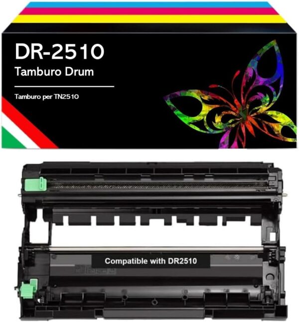 Tamburo DR2510 compatibile per Brother — toner non incluso