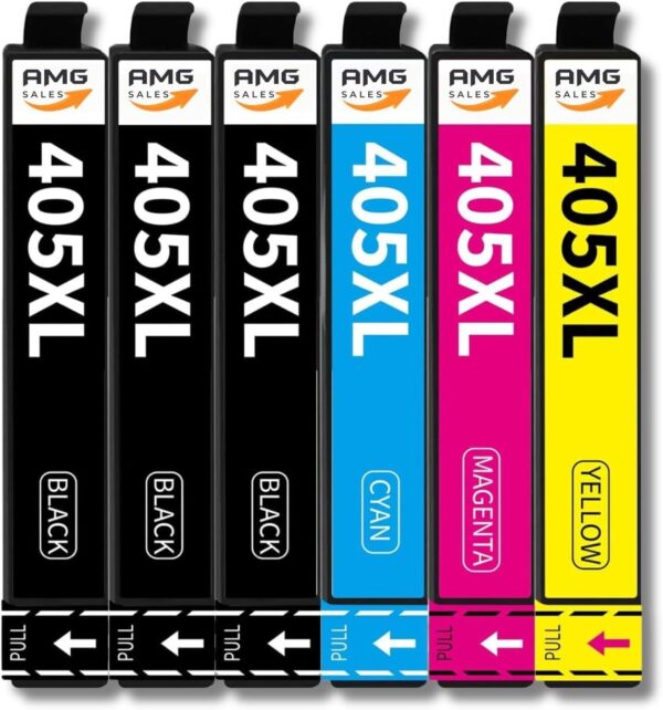AMG Sales 405XL cartucce compatibili per Epson — multipack 6 pezzi
